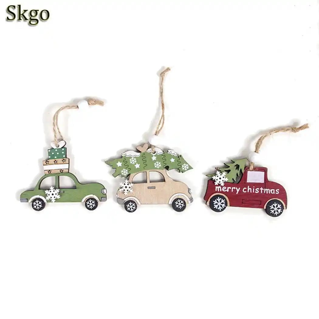 christmas gift tree,house,deer set christmas car decoration set