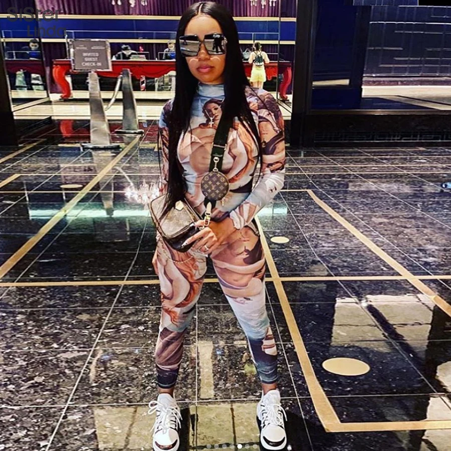 Sisterlinda Women Skinny Zipper Jumpsuit Stretchy Activewear Sporty Pattern Print Overalls Workout Rompers Casual Streetwear2020
Sisterlinda Women Skinny Zipper Jumpsuit Stretchy Activewear Sporty Pattern Print Overalls Workout Rompers Casual Streetwear2020