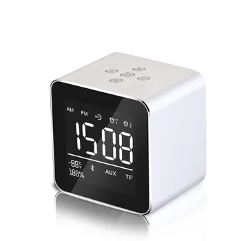 Wireless Bluetooth Speaker Alarm Clock Mini Sound Computer Intelligent Music Speakers Loudspeaker Lautsprecher Subwoofer F4068
Wireless Bluetooth Speaker Alarm Clock Mini Sound Computer Intelligent Music Speakers Loudspeaker Lautsprecher Subwoofer F4068