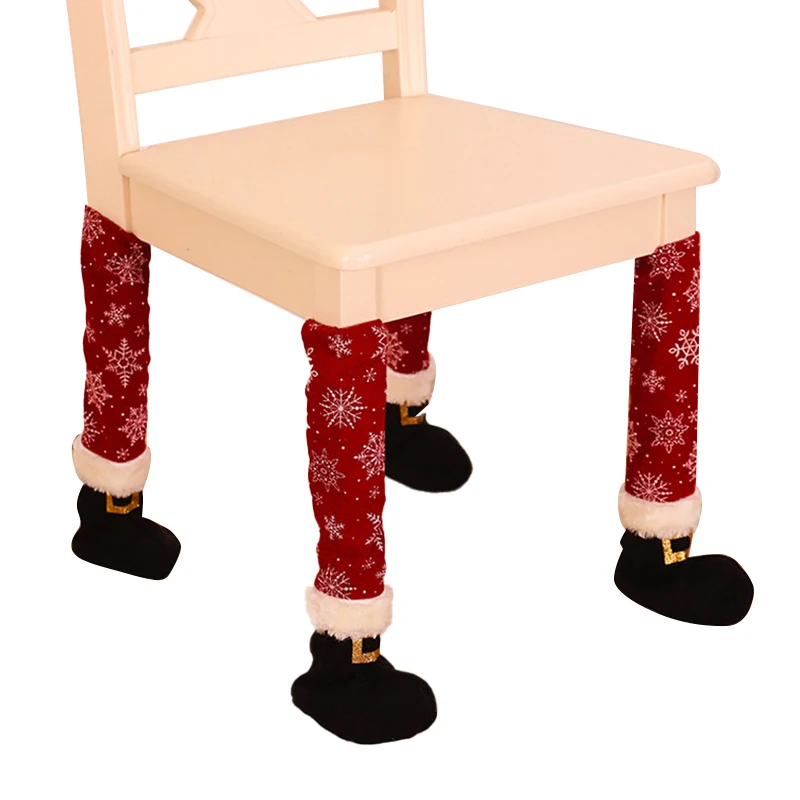 4 pcs/Set Christmas Chair Leg Covers Table Leg Covers Stripes Christmas Feet Shoes Legs Party Decorations Favors Decoration
4 pcs/Set Christmas Chair Leg Covers Table Leg Covers Stripes Christmas Feet Shoes Legs Party Decorations Favors Decoration