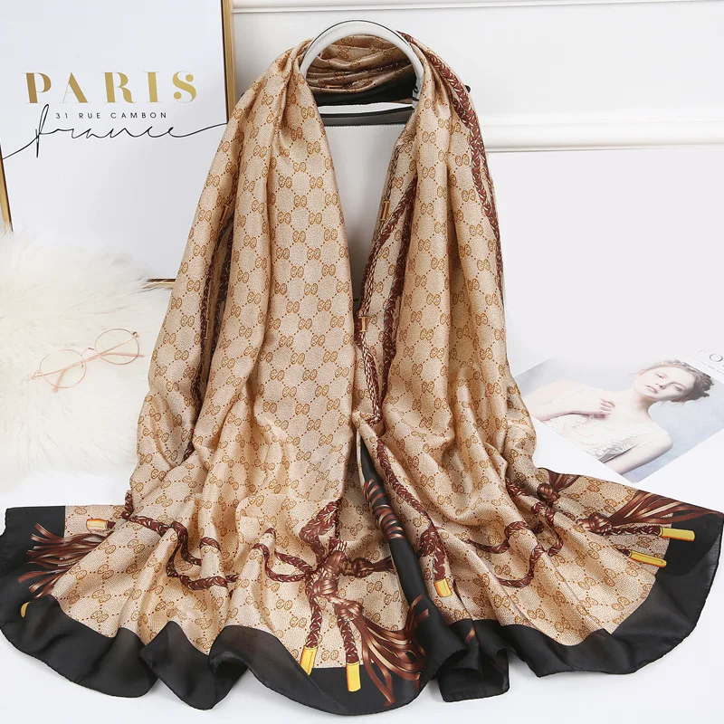 Spring And Autumn Western Style Fashion Silk Scarves Women's Hangzhou Silk Scarf Winter Versatile Gauze Kerchief Thin Shawl
Spring And Autumn Western Style Fashion Silk Scarves Women's Hangzhou Silk Scarf Winter Versatile Gauze Kerchief Thin Shawl