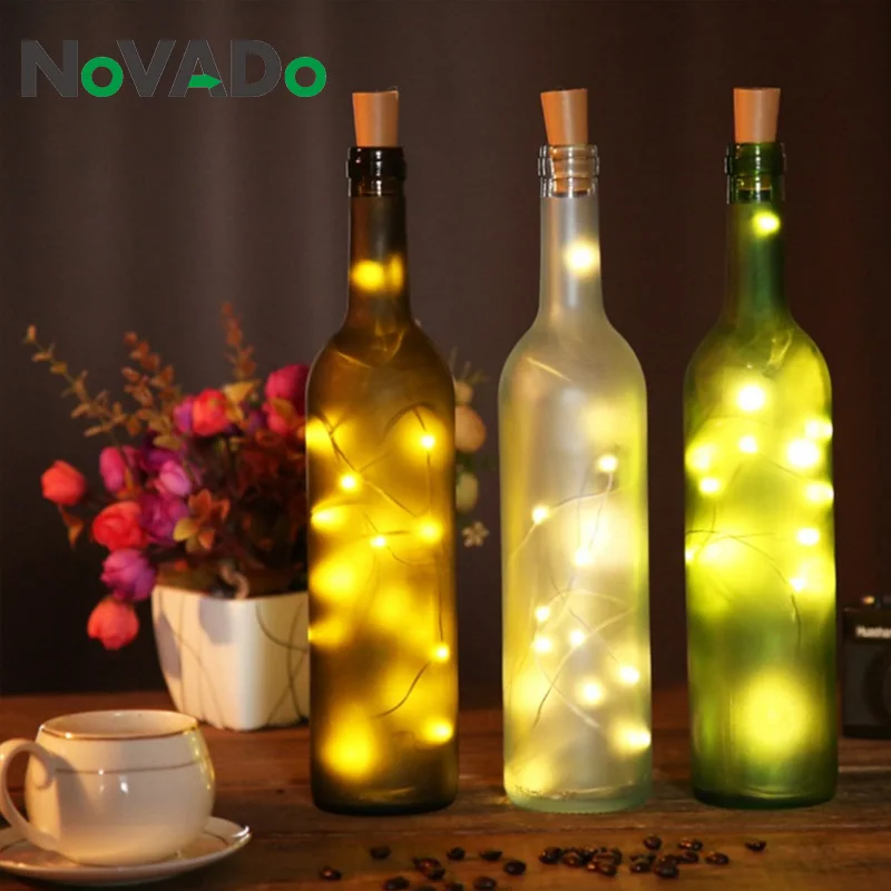 2M 20LEDs Garland In a Bottle LED Copper String Lights Fairy Holoiday Decorations Cork Shape Button cell LR44
2M 20LEDs Garland In a Bottle LED Copper String Lights Fairy Holoiday Decorations Cork Shape Button cell LR44