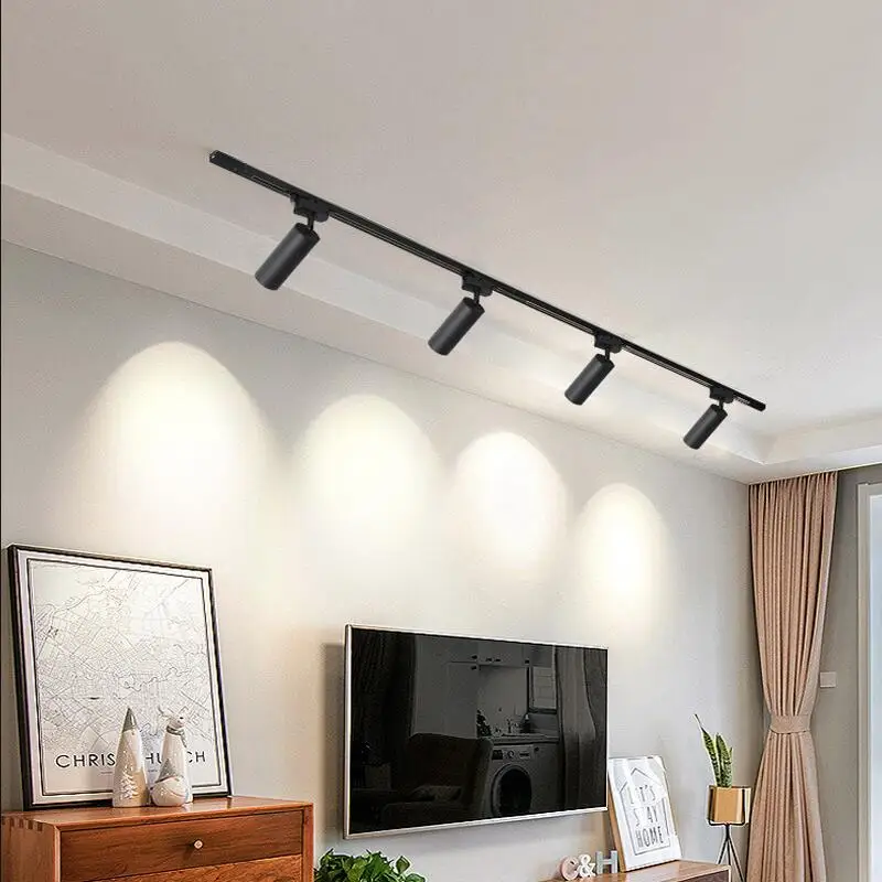 Dimmable 10W 15W 20W COB LED track light led rail lamp leds spotlights lighting fixture for shop store spot lighting AC110 220V
Dimmable 10W 15W 20W COB LED track light led rail lamp leds spotlights lighting fixture for shop store spot lighting AC110 220V