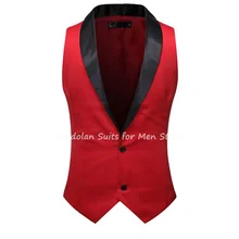 Men Suits Plus Size White Red Black Multicolor Vest Slim Fit Business Suits Groom Tuxedos Formal Wedding Suit Only One Vest
Men Suits Plus Size White Red Black Multicolor Vest Slim Fit Business Suits Groom Tuxedos Formal Wedding Suit Only One Vest