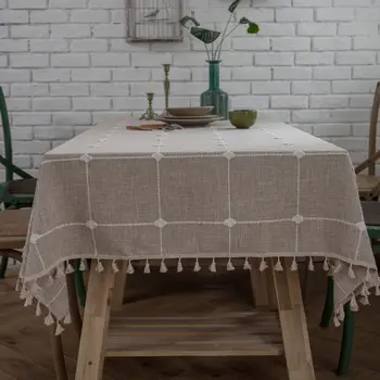 High quality generous lattice embroidered tablecloth solid color polyester table cover coffee tablecloth sofa towel broom tassel
High quality generous lattice embroidered tablecloth solid color polyester table cover coffee tablecloth sofa towel broom tassel