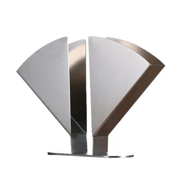 Stainless Steel Napkin Holder Paper Serviette Dispenser Vertical Decorative Tissue Rack Box for Dining Table Kitchen Countertop 
Stainless Steel Napkin Holder Paper Serviette Dispenser Vertical Decorative Tissue Rack Box for Dining Table Kitchen Countertop