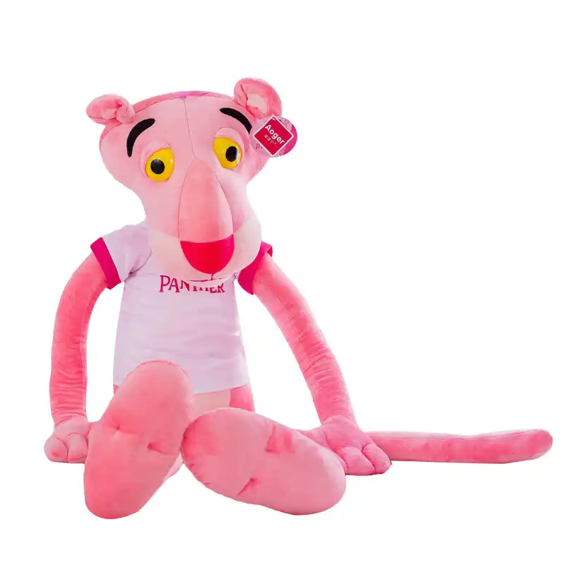 pink leopard darling panther naughty leopard doll plush toy