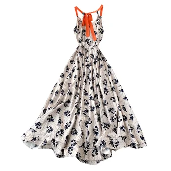 2020 Spring Summer Sleeveless Long Party Dress Runway Women's Ruffles Backless Lace Up Halter Dresses Sexy V Neck Maxi Dress
2020 Spring Summer Sleeveless Long Party Dress Runway Women's Ruffles Backless Lace Up Halter Dresses Sexy V Neck Maxi Dress
