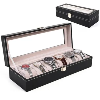 Watch Storage Case Window Organizer Box for Save 6 Wrist Watches Box Jewelry Display Case Storage Holder
Watch Storage Case Window Organizer Box for Save 6 Wrist Watches Box Jewelry Display Case Storage Holder
