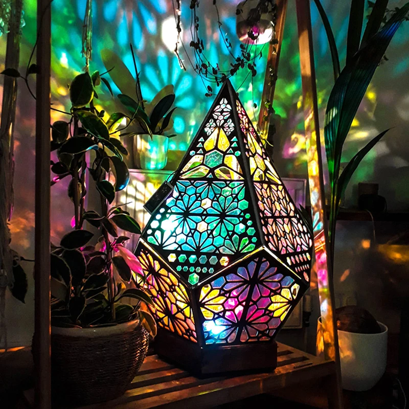 Z30 Wooden Hollow LED Projection Night Lamp Bohemian Colorful Projector Desk Lamp Household Home Decor Atmosphere Lighting
Z30 Wooden Hollow LED Projection Night Lamp Bohemian Colorful Projector Desk Lamp Household Home Decor Atmosphere Lighting
