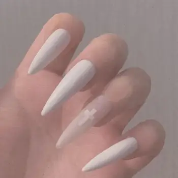 600Pcs/Bag Fake Nail Patch Ghost Nail French Transparent Salon Ghost Spike Art False Nails Uv Gel Nail Polish Manicure Tools
600Pcs/Bag Fake Nail Patch Ghost Nail French Transparent Salon Ghost Spike Art False Nails Uv Gel Nail Polish Manicure Tools