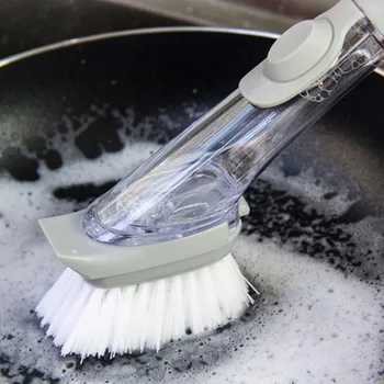 Long Handle Pot Brush Dish Bowl Washing Cleaning Brush Soap Dispenser Kitchen Sink Scrubber Automatic Sponge Dishwasher Brush
Long Handle Pot Brush Dish Bowl Washing Cleaning Brush Soap Dispenser Kitchen Sink Scrubber Automatic Sponge Dishwasher Brush