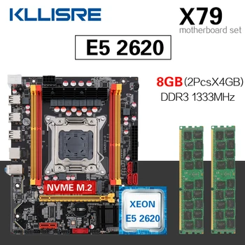 Kllisre X79 chipset motherboard set with LGA2011 combos Xeon E5 2620 CPU 2pcs x 4GB = 8GB memory DDR3 ECC RAM 1333Mhz
Kllisre X79 chipset motherboard set with LGA2011 combos Xeon E5 2620 CPU 2pcs x 4GB = 8GB memory DDR3 ECC RAM 1333Mhz