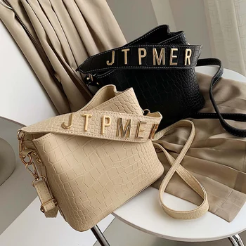 Stone Pattern Leather Crossbody Bags for Women 2019 Small Messenger Shoulder Bag Lady Handbag Letter Design Louis Brand Handbags 
Stone Pattern Leather Crossbody Bags for Women 2019 Small Messenger Shoulder Bag Lady Handbag Letter Design Louis Brand Handbags