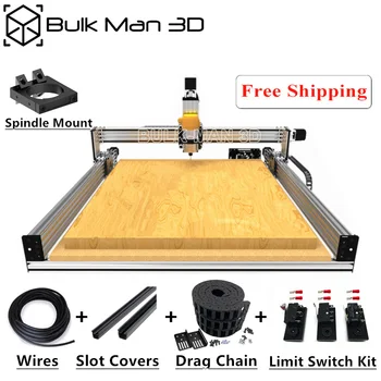 High precise LEAD CNC Router Mechanical kit with Wiring kit(Wires+Spindle Mount Kit+Drag Chain Kit+Slot Covers+Limit Switch Kit)
High precise LEAD CNC Router Mechanical kit with Wiring kit(Wires+Spindle Mount Kit+Drag Chain Kit+Slot Covers+Limit Switch Kit)