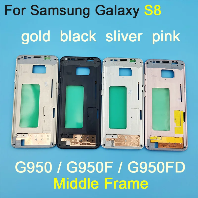 For Samsung S8 Housing Middle Frame Bezel Plate Cover Repair For Samsung Galaxy S8 G950 G950F G950FD Cover with Side Key
For Samsung S8 Housing Middle Frame Bezel Plate Cover Repair For Samsung Galaxy S8 G950 G950F G950FD Cover with Side Key