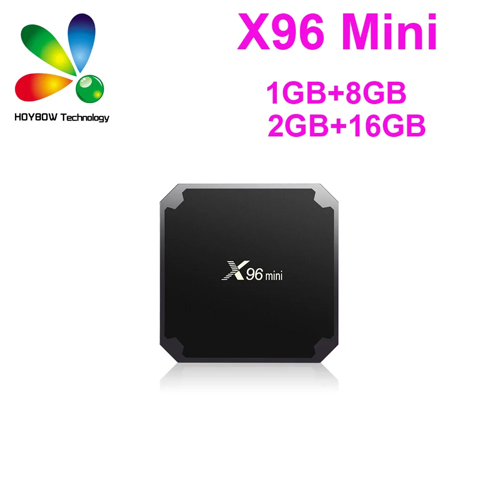 

X96 mini 10pcs/lot Android 7.1 TV BOX 2GB 16GB Amlogic S905W Quad Core 2.4GHz WiFi Media Player IPTV Box 1GB 8GB X96mini