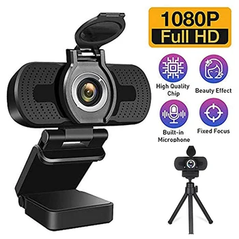 1080P Full HD USB Web Camera with Microphone for Video Conference Live Streaming Digital USB Video Recorder Home Office
1080P Full HD USB Web Camera with Microphone for Video Conference Live Streaming Digital USB Video Recorder Home Office