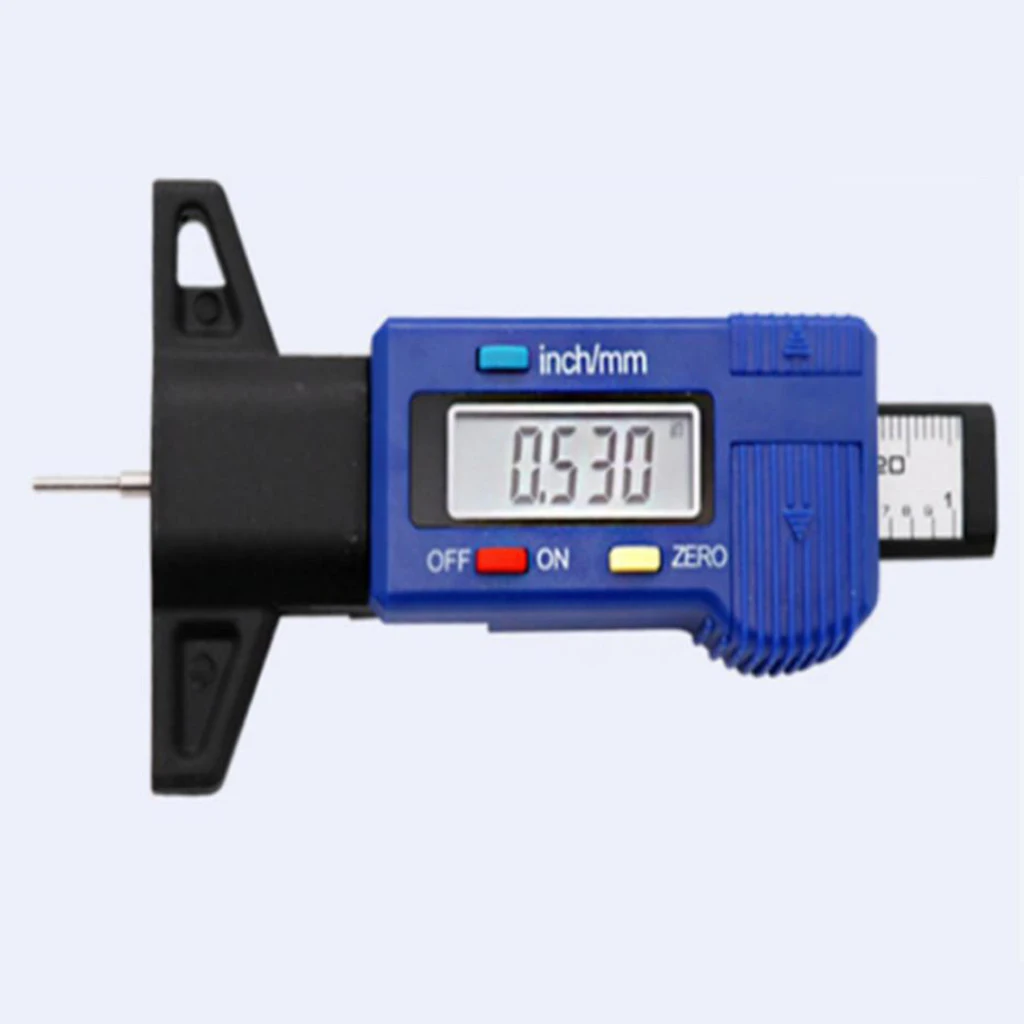 Digital Tire Gauge Meter Measurer LCD Display Tread Checker Tire Tester For Cars Trucks SUV, Metric Inch Conversion 0-25.4mm
Digital Tire Gauge Meter Measurer LCD Display Tread Checker Tire Tester For Cars Trucks SUV, Metric Inch Conversion 0-25.4mm