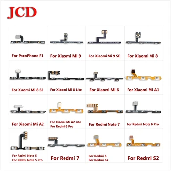 JCD 2pcs New Volume Side Power Switch on off Button Key Flex Cable For XiaoMi Mi 9 8 SE A1 A2 Lite Redmi Note 7 6 5 Pro 6A S2 F1
JCD 2pcs New Volume Side Power Switch on off Button Key Flex Cable For XiaoMi Mi 9 8 SE A1 A2 Lite Redmi Note 7 6 5 Pro 6A S2 F1