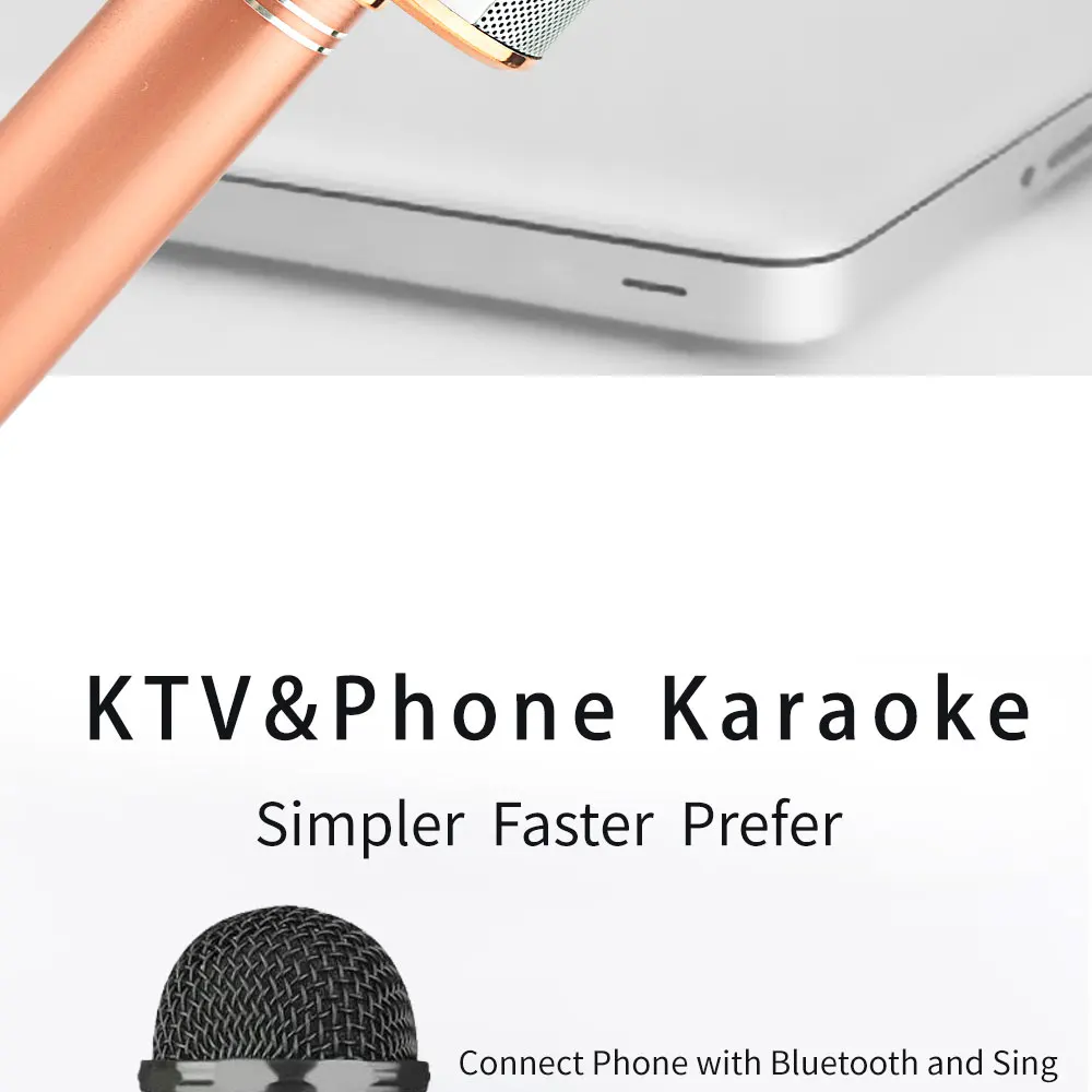 Fast-Delivery WS858 Karaoke Microphone Wireless Speaker Recording Youtube Bluetooth Microphone For Smartphone Kids Fast-Delivery WS858 Karaoke Microphone Wireless Speaker Recording Youtube Bluetooth Microphone For Smartphone Kids