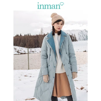 INMAN Winter Literary Minimalism Fake Two Pieces Dubble Button Turn Down Collar Women Long Down Coat
INMAN Winter Literary Minimalism Fake Two Pieces Dubble Button Turn Down Collar Women Long Down Coat