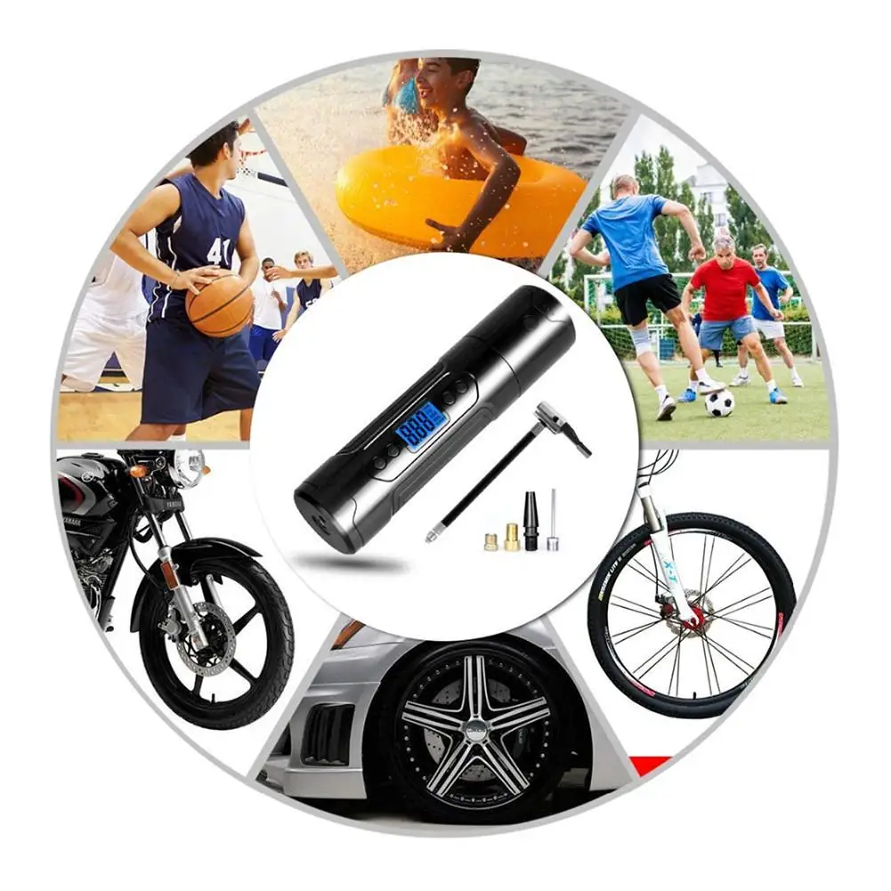 Portable Air Compressor, Mini Inflator Handheld Air Pump, Cordless Electric Air Pump, 1000mAh 150PSI 12V for Ball, Bicycle and C
Portable Air Compressor, Mini Inflator Handheld Air Pump, Cordless Electric Air Pump, 1000mAh 150PSI 12V for Ball, Bicycle and C