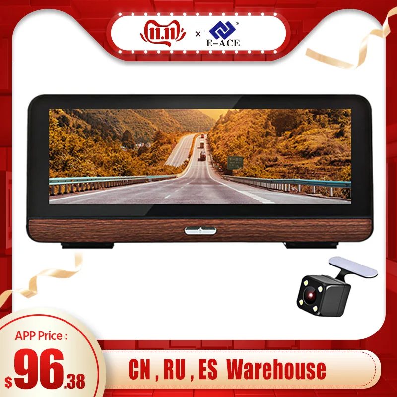 E-ACE E03 Car GPS Navigation Tracker 4G Car DVR Rear View Camera with Dual Lens 8Inch Android 5.1 ADAS Video Recorder Navigators
E-ACE E03 Car GPS Navigation Tracker 4G Car DVR Rear View Camera with Dual Lens 8Inch Android 5.1 ADAS Video Recorder Navigators