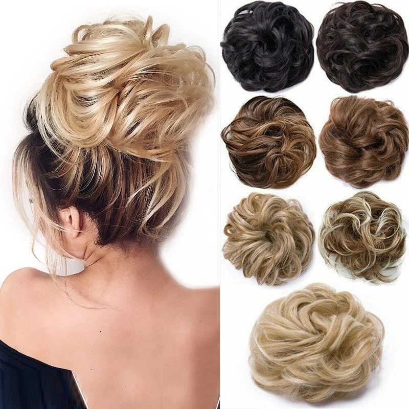 Elastic Chignon Hairpiece Messy Curly Bun Mix Gray Natural Chignon Synthetic Hair Extension Chic and Trendys Hair Accessories
Elastic Chignon Hairpiece Messy Curly Bun Mix Gray Natural Chignon Synthetic Hair Extension Chic and Trendys Hair Accessories