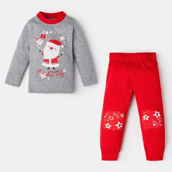 Set: jumper and trousers Baby I "Happy New Year", gray / red, size 24, 68-74 cm 4361382
Set: jumper and trousers Baby I "Happy New Year", gray / red, size 24, 68-74 cm 4361382