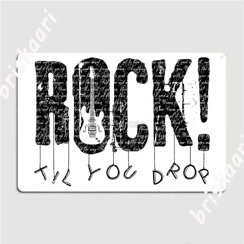 Rock Til You Drop металлические знаки клубный клуб бар Ретро Декор стен оловянные знаки плакаты
Rock Til You Drop металлические знаки клубный клуб бар Ретро Декор стен оловянные знаки плакаты