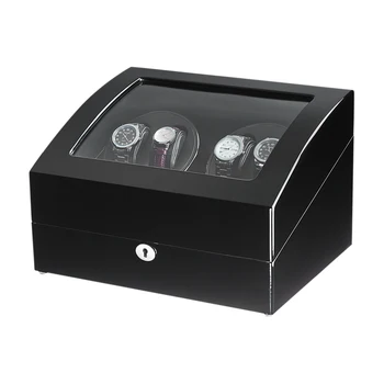 JQUEEN 4 Automatic Watch Winder with 6 Storage Case Black Baking Finish 5 Modes
JQUEEN 4 Automatic Watch Winder with 6 Storage Case Black Baking Finish 5 Modes
