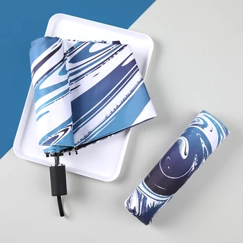 Vintage Black Coating 3 Folding Umbrella Simple Uv Protection Windproof Rain and Sun Umbrella Personality Umbrella New L
Vintage Black Coating 3 Folding Umbrella Simple Uv Protection Windproof Rain and Sun Umbrella Personality Umbrella New L