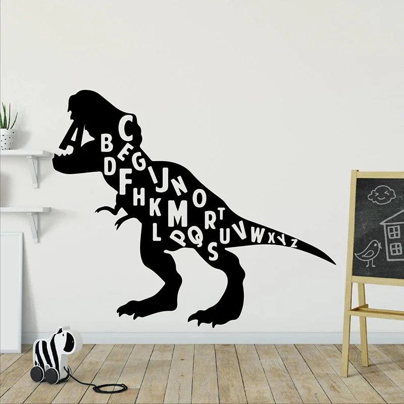 Большой Алфавит динозавр Т-Рекс животное стикер стены общежития для свадебного
