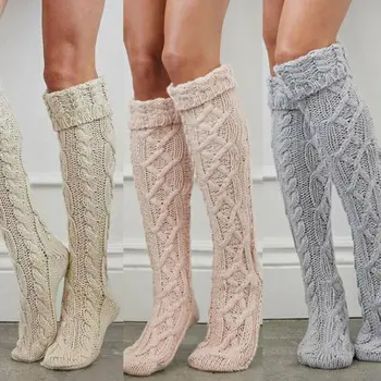 Women Winter Long Boot Socks Knit Crochet High Knee Leg Warmers Legging Stocking
Women Winter Long Boot Socks Knit Crochet High Knee Leg Warmers Legging Stocking