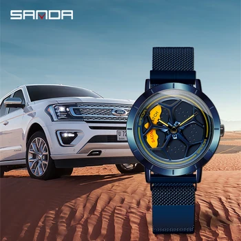 SANDA Hot Sell Business Outdoors Men Wristwatch Wheel Shaped Rotating Dial Life Waterproof Durable Quartz Gifts Watches 2020
SANDA Hot Sell Business Outdoors Men Wristwatch Wheel Shaped Rotating Dial Life Waterproof Durable Quartz Gifts Watches 2020