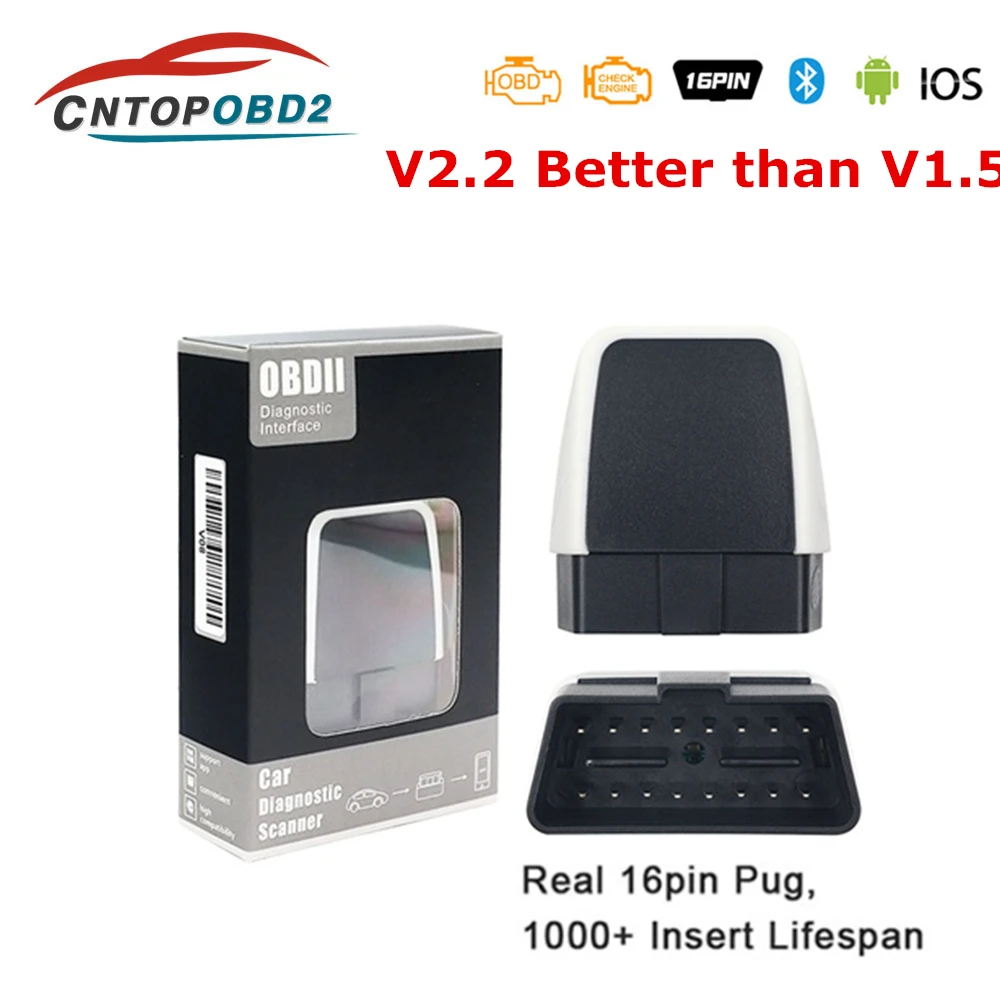 Лучший V08 OBD2 ELM327 Bluetooth 4 0 HW V2.2 PIC18F25K80 ELM 327 для Android/IOS/Windows поддерживает все функции