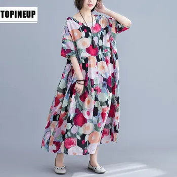 New Literature and Art Large Size Printed Dresses vestido largo verano mujer summer beach dress
New Literature and Art Large Size Printed Dresses vestido largo verano mujer summer beach dress