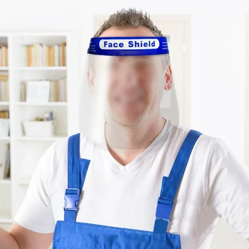 Transparent Safety Faceshield Full Face Cover Protective Film Tool 22*32cm Face Shield Protects Face Eyes From Flying Debris
Transparent Safety Faceshield Full Face Cover Protective Film Tool 22*32cm Face Shield Protects Face Eyes From Flying Debris