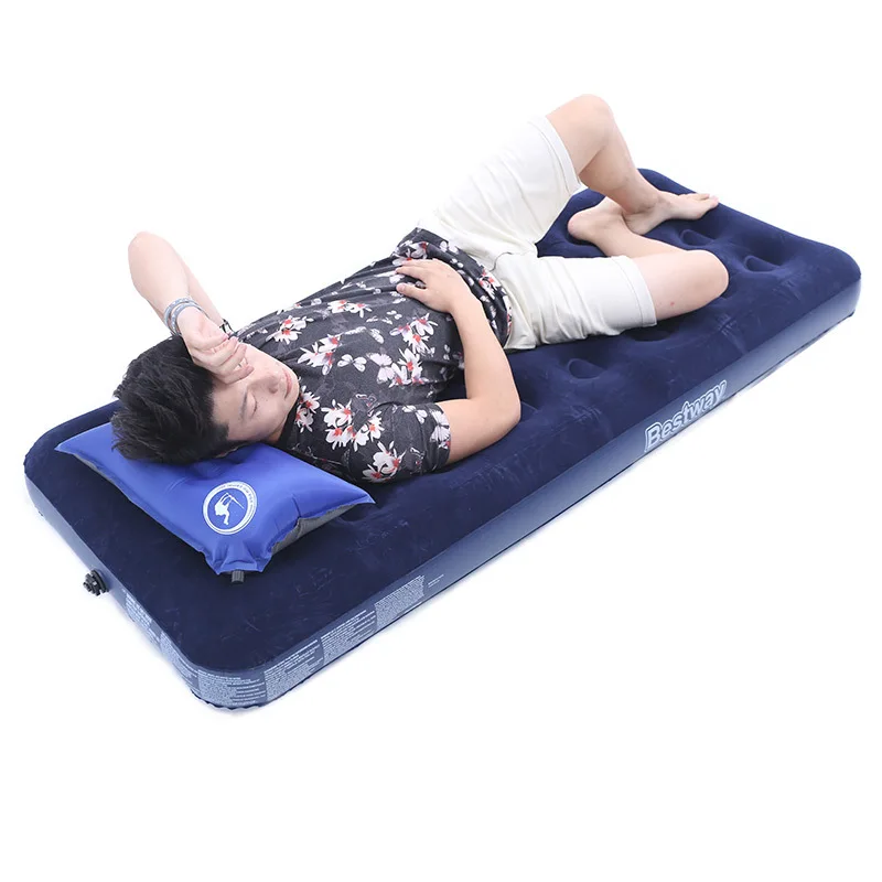 

Bestway Inflatable Bed Single Person Household Inflatable Mattress Extra-large Air Cushion Thickening Outdoor Portable Air Cushi