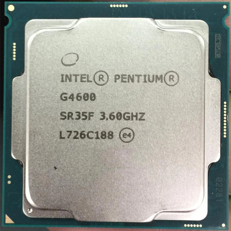 

Original CPU for Intel Celeron Dual-Core G4600 3.6GHz 3M Cache LGA 1151 CPU Processor Desktop CPU