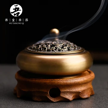 I don my is pure copper censer household indoor purify air fume censer for Buddha tea ta disk present
I don my is pure copper censer household indoor purify air fume censer for Buddha tea ta disk present