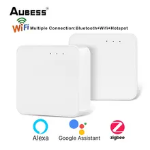 Abuess Tuya Multimode Compatible Gateway Hub Smart Home Bridge Smart Life APP Wireless Remote Control and Alexa Google Home
Abuess Tuya Multimode Compatible Gateway Hub Smart Home Bridge Smart Life APP Wireless Remote Control and Alexa Google Home