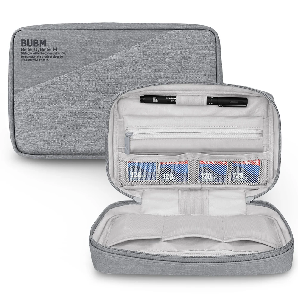 Travel Cable Bag, Ultra-compact Electronics Gadget Organiser Case for Data Cables, Chargers, Plugs, Memory Cards, CF Cards
Travel Cable Bag, Ultra-compact Electronics Gadget Organiser Case for Data Cables, Chargers, Plugs, Memory Cards, CF Cards
