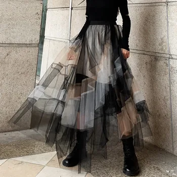 LANMREM 2020 New Spring And Summer High Waist Mesh Multi-layer Ruffles Colorful A-line Long Halfbody Skirt WK84604XL
LANMREM 2020 New Spring And Summer High Waist Mesh Multi-layer Ruffles Colorful A-line Long Halfbody Skirt WK84604XL