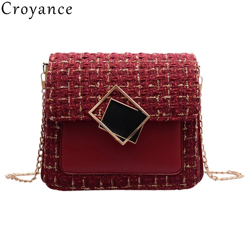 Croyance New Arrival Wool Shoulder Bag for Women PU Leather Handbag Winter Fashion Small Crossbody Messenger Bag Purse
Croyance New Arrival Wool Shoulder Bag for Women PU Leather Handbag Winter Fashion Small Crossbody Messenger Bag Purse