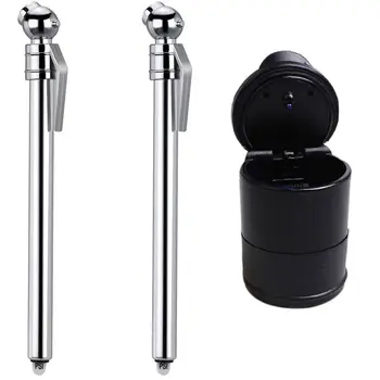 2 Pack Tire Gauges Tire Pressure Gauges, Pen Style & 1x Car with Led Portable Ashtray Car Office Ashtray Bracket Cup
2 Pack Tire Gauges Tire Pressure Gauges, Pen Style & 1x Car with Led Portable Ashtray Car Office Ashtray Bracket Cup