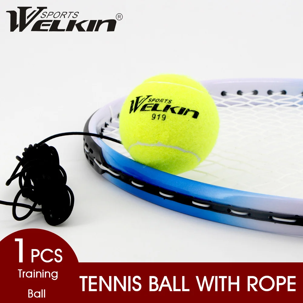 WELKIN Professional Tennis Training Partner Rebound Practice Ball With 3.8 Meter Elastic Rope Rubber Ball For Beginner Study
WELKIN Professional Tennis Training Partner Rebound Practice Ball With 3.8 Meter Elastic Rope Rubber Ball For Beginner Study