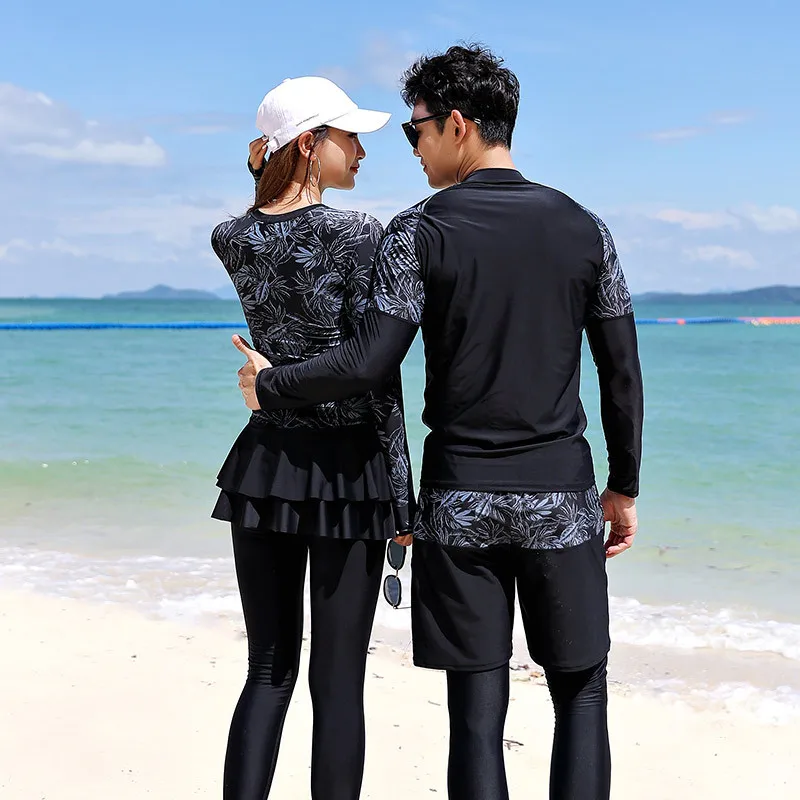 Couples Swimsuit Two Pieces Long Sleeve Sun-resistant Beach Diving Men And Women Swimsuit Diving Suit Couples New Style South Ko
Couples Swimsuit Two Pieces Long Sleeve Sun-resistant Beach Diving Men And Women Swimsuit Diving Suit Couples New Style South Ko