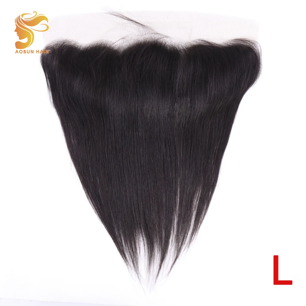 AOSUN HAIR Brazilian Human Hair Straight 13x4 Frontal with Baby Hair Ear to Ear Lace Frontal Closure Remy Hair Extensions
AOSUN HAIR Brazilian Human Hair Straight 13x4 Frontal with Baby Hair Ear to Ear Lace Frontal Closure Remy Hair Extensions